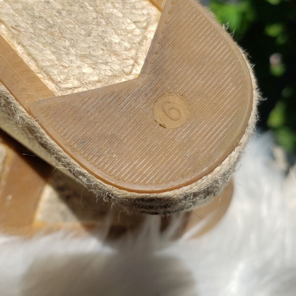 Kate Spade Gold Espadrilles 6 Loranne - Picture 9 of 11